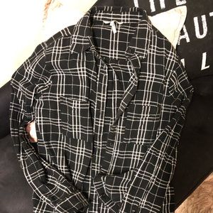 Plaid long sleeve shirt